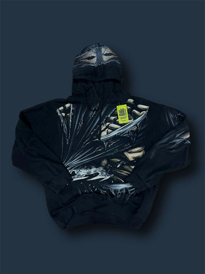 Felpa Spiral hoodie stampa vintage tg XXL Thriftmarket BAD PEOPLE