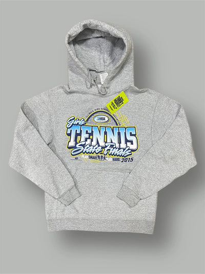 Thriftmarket Felpa hoodie Tennis state Finals vintage tg S grigio Thriftmarket