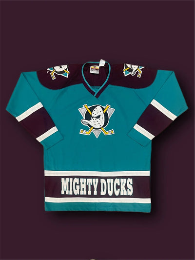 Maglia Hockey Mighty Ducks NHL vintage tg L Thriftmarket BAD PEOPLE