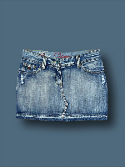 Thriftmarket Minigonna jeans El Charro vintage tg 42 Thriftmarket
