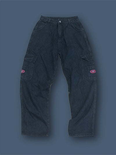 Pantalone Wake Jeans nero vintage tg 34/36 Thriftmarket BAD PEOPLE