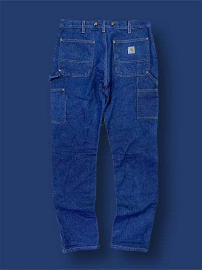 Thriftmarket Pantalone jeans Carhartt vintage tg 34x34 blu Thriftmarket