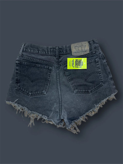 Thriftmarket Shorts levis jeans vintage black tg M Thriftmarket
