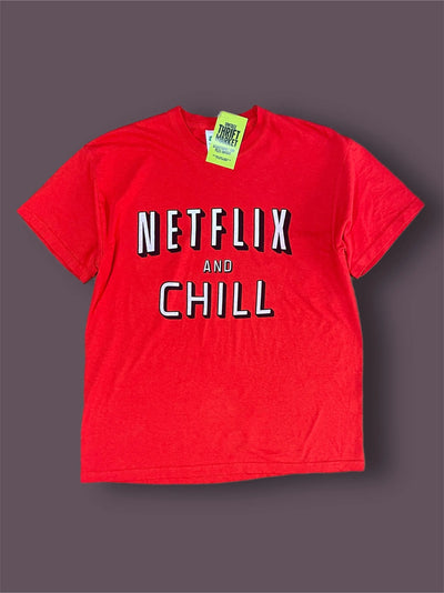 Thriftmarket T-Shirt Netflix and Chill vintage tg Mi Thriftmarket