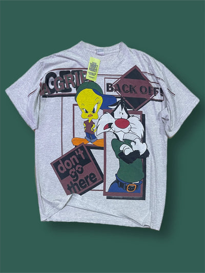 Thriftmarket T-shirt Looney Toones titty e Silvestro vintage tg XL Thriftmarket