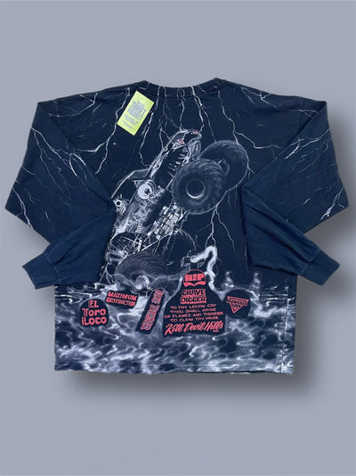 Thriftmarket T-shirt Racing GRAVE DIGGER Race Team vintage tg XXL Thriftmarket